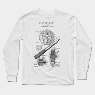 FISHING REEL patent Long Sleeve T-Shirt